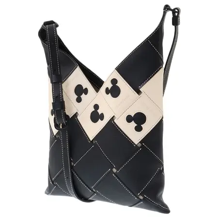 genten(ゲンテン) Disneyスペシャルエディション サスティナブルカットワーク限定 ミッキーマウス ショルダーバッグ