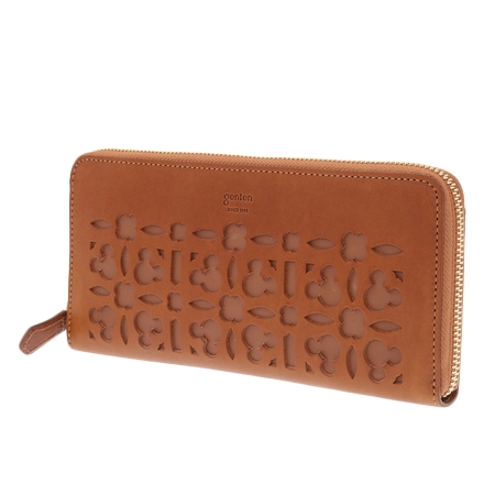 genten(ゲンテン) Disneyスペシャルエディション トゥインクルカットワーク ミッキーマウス 長財布