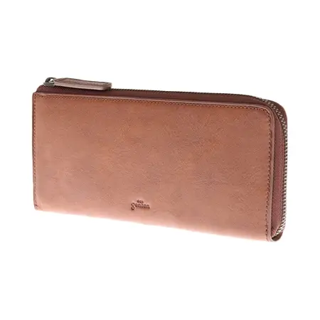 genten(ゲンテン) 財布 ミルカヴァーロ Lファスナー長財布