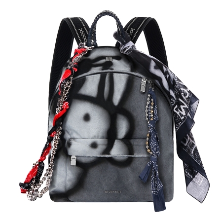 GIVENCHY(ジバンシィ) リュック・バックパック タグエフェクト ドッグプリント ダブル U