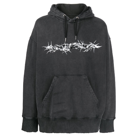 GIVENCHY(ジバンシィ) パーカー Barbed Wire プリント