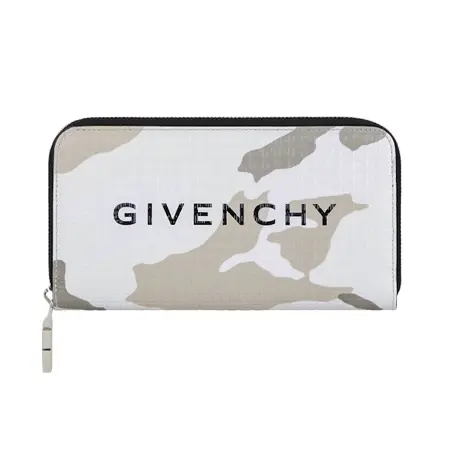 GIVENCHY(ジバンシィ) 財布 カモフラージュ4Gレザー GIVENCHY ジップ付きロングウォレット