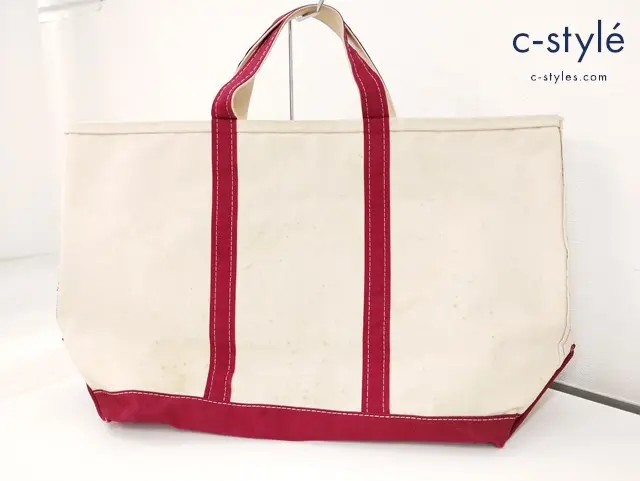 L.L.BEAN エルエルビーン トートバッグ レッド BOAT AND TOTE 80s
