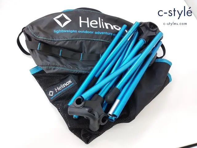 Helinox ヘリノックス チェアワン ブラック×ブルー イス キャンプ用品 アウトドア用品