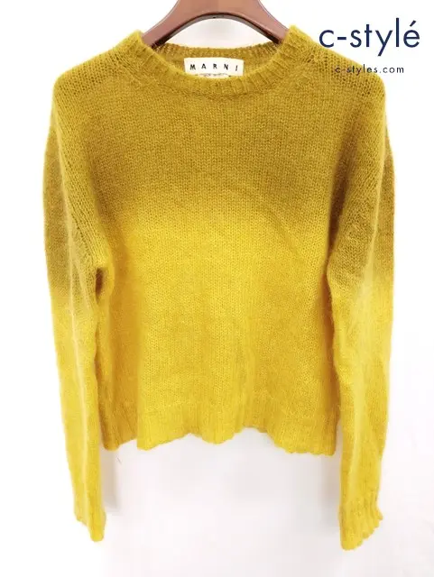MARNI マルニ グラデーションニット 46 イエロー GCMGS07P00FU 169 セーター