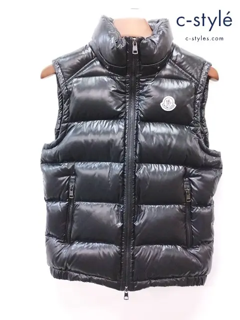MONCLER モンクレール ダウンベスト 0 ブラック LACET GILET ZIND-16-522 キッズ 男の子 女の子