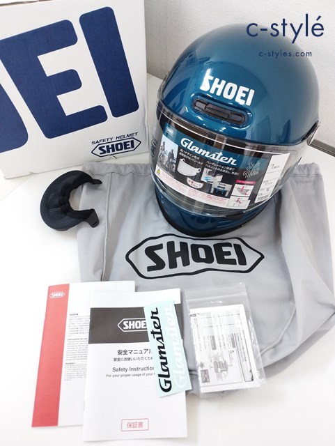 SHOEI ショウエイ GLAMSTER グラムスター ヘルメット XL 61cm ラグナブルー