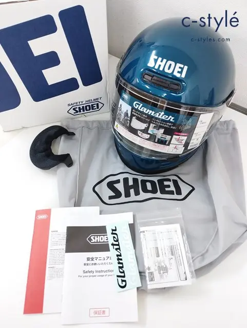 SHOEI ショウエイ GLAMSTER グラムスター ヘルメット XL 61cm ラグナブルー