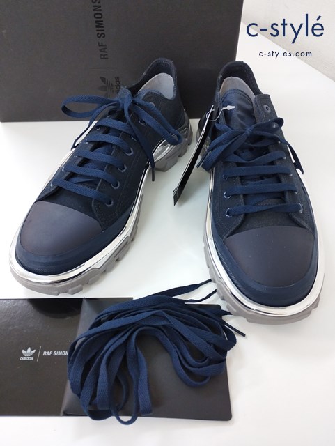 adidas アディダス × RAF SIMONS ラフシモンズ RS DETROIT RUNNER スニーカー 28cm ネイビー F34246