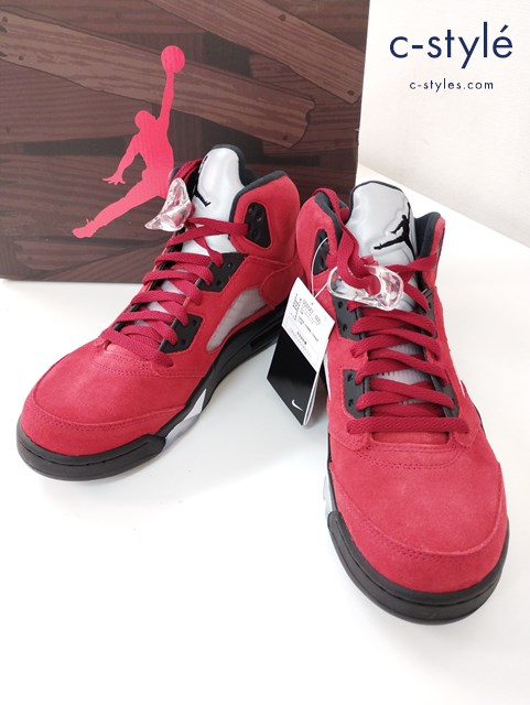 NIKE ナイキ AIR JORDAN 5 エアジョーダン5 RETRO スニーカー 27.5cm レッド DD0587 600