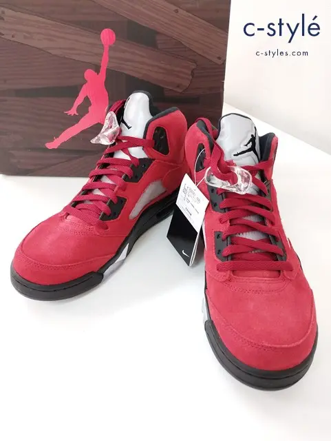 NIKE ナイキ AIR JORDAN 5 エアジョーダン5 RETRO スニーカー 27.5cm レッド DD0587 600