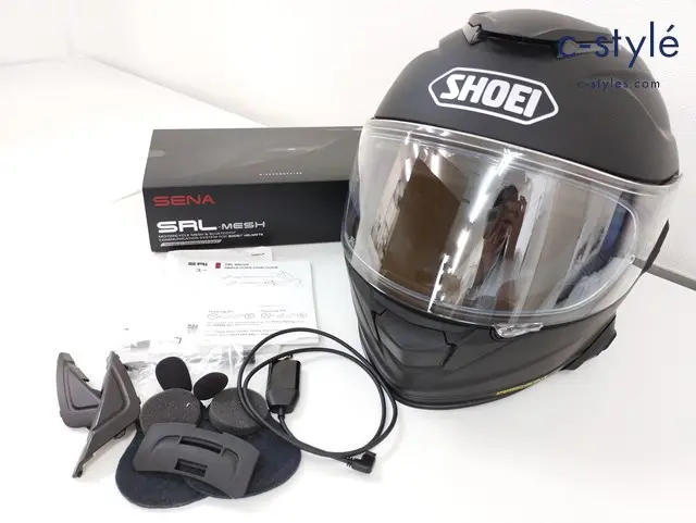 SHOEI ショウエイ GT-Air2 フルフェイスヘルメット L 59cm マットブラック インカム装着済 SENA SRL