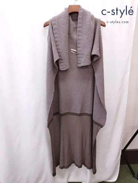 Rick Owens リックオウエンス ニットカーディガン I42 小豆色 QUEENF/W レディース