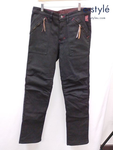 KUSHITANI×EDWIN クシタニ×エドウィン 防寒デニムパンツ 31 ブラック KBK06 バイクウェア