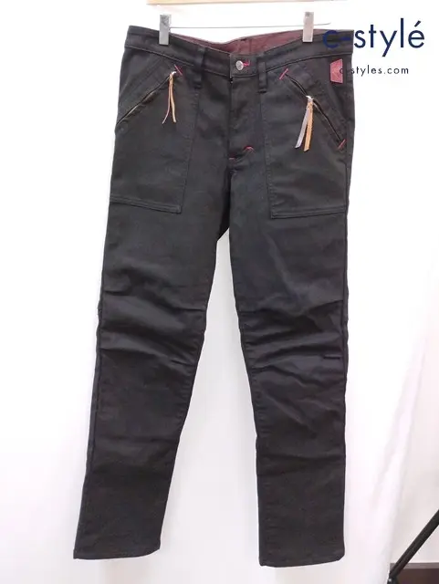 KUSHITANI×EDWIN クシタニ×エドウィン 防寒デニムパンツ 31 ブラック KBK06 バイクウェア