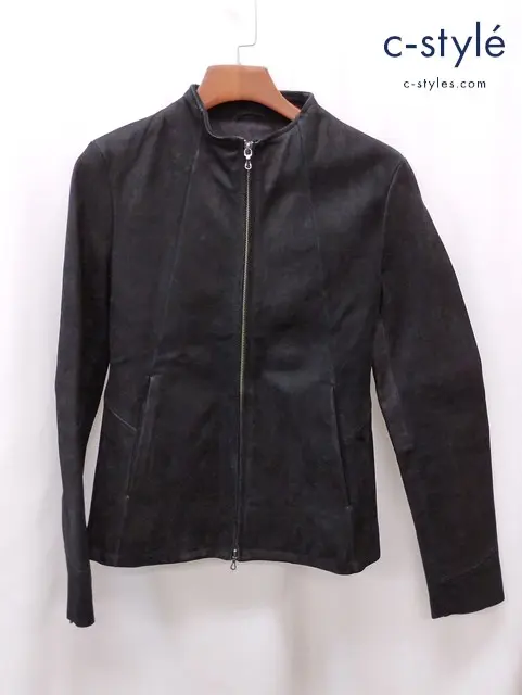 TORNADO MART トルネードマート ノーカラーレザージャケット M ブラック TLE-4503