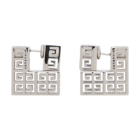 GIVENCHY(ジバンシィ) ピアス シルバー G スクエア