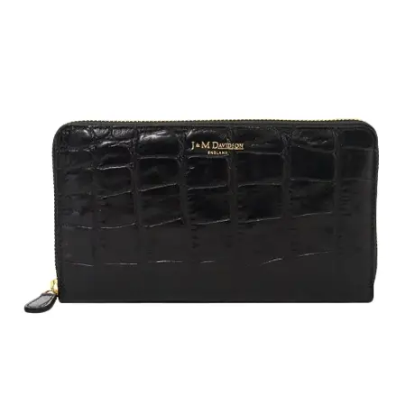 J&M Davidson(ジェイアンドエムデヴィッドソン) 財布 ラウンドファスナー長財布