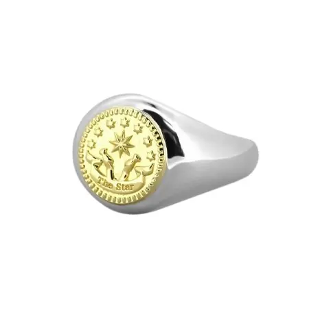 LION HEART(ライオンハート) シグネイチャーリング シルバー925×K18ゴールド