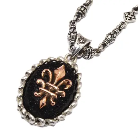 LORD CAMELOT(ロードキャメロット) ネックレス LC 958 BK B チェーン付き