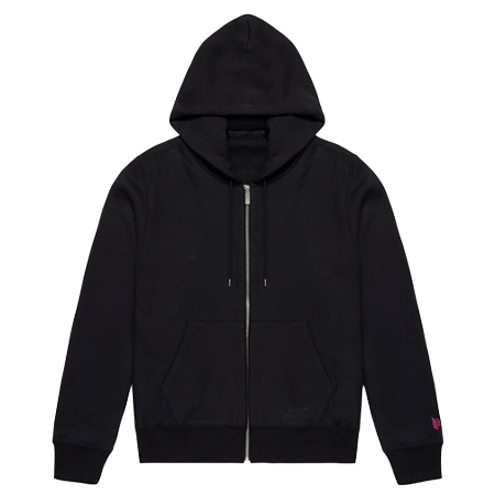 lucien pellat-finet(ルシアンペラフィネ) メンズ スウェット ジップアップパーカー スカルスタッズ