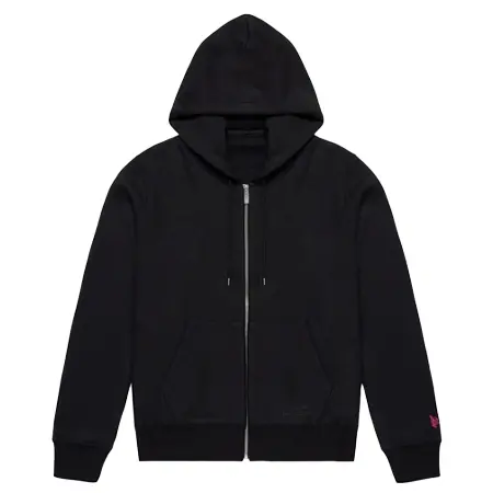 lucien pellat-finet(ルシアンペラフィネ) メンズ スウェット ジップアップパーカー スカルスタッズ