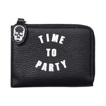 lucien pellat-finet(ルシアンペラフィネ)×MORABITO(モラビト) 財布 コラボレーション コインケース TIME TO PARTY