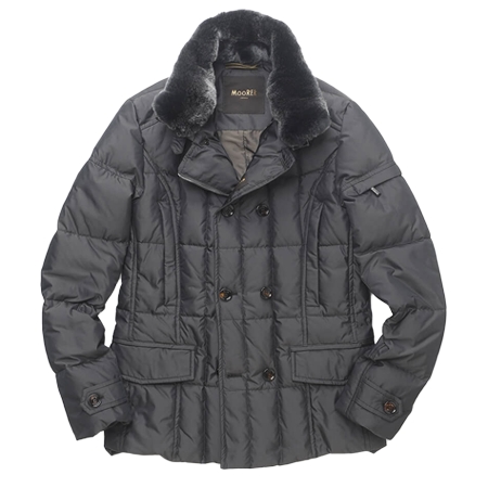 MOORER(ムーレー) ダウン ダブルブレスト ダウン SIRO-KM ANTRACITE