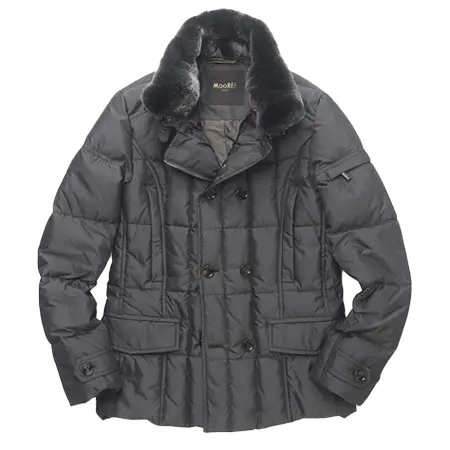 MOORER(ムーレー) ダウン ダブルブレスト ダウン SIRO-KM ANTRACITE