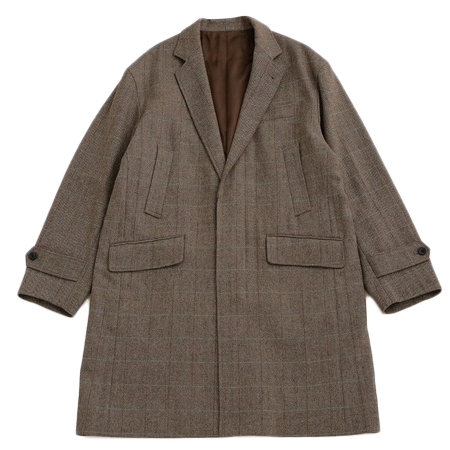 NANO universe(ナノユニバース) コート LB.03 へリンボンフィールドコート