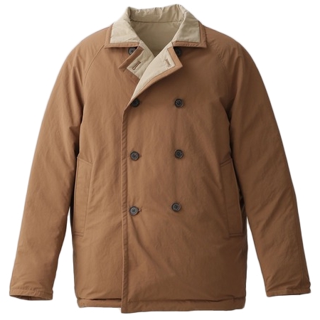 NANO universe(ナノユニバース) ダウン LB.03 西川ダウン リバーシブルダブルブレストダウン