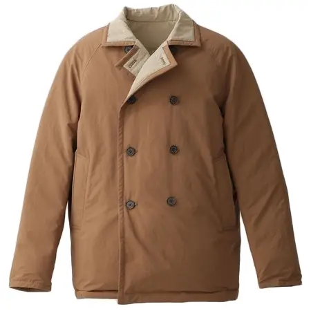 NANO universe(ナノユニバース) ダウン LB.03 西川ダウン リバーシブルダブルブレストダウン