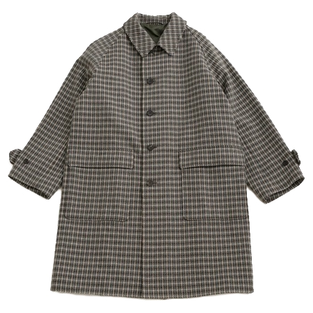 NANO universe LB.03 Section(ナノユニバース LB.03 セクション) ガンクラブチェックバルカラーコート