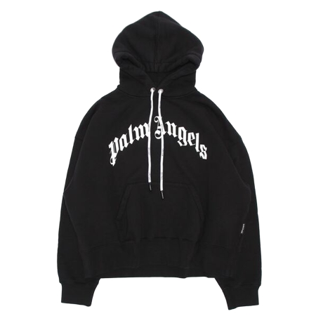 Palm Angels(パームエンジェルス) パーカー CURVED LOGO HOODY カーブロゴパーカー