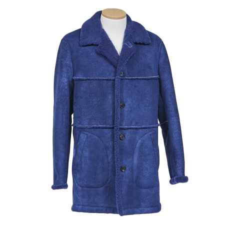 Papas(パパス) コート ウォッシュドメリノムートン ハーフコート