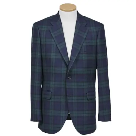 Papas(パパス) ジャケット FOX BROTHERS TWILL WOOL ブラックウォッチジャケット