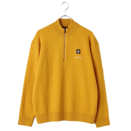 Papas+(パパスプラス) ウール天竺ボイルドニット ハイネックセーター