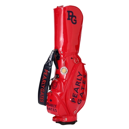 PEARLY GATES(パーリーゲイツ) キャディバッグ エナメルキャディバッグ (46インチ対応) (UNISEX)