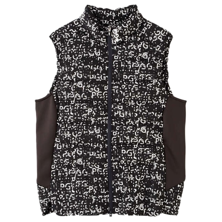 PEARLY GATES(パーリーゲイツ) PGG 中綿キルトフルジップベスト nayami DENIM (MENS)