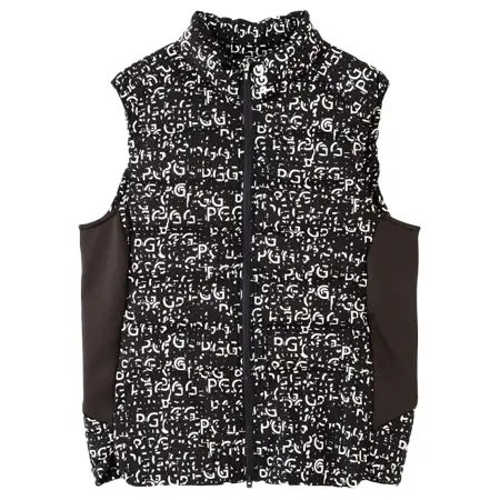 PEARLY GATES(パーリーゲイツ) PGG 中綿キルトフルジップベスト nayami DENIM (MENS)