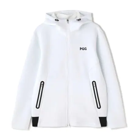 PEARLY GATES(パーリーゲイツ) PGG テックダンボール×SOLOTEXライトクロス フルジップフーディ (MENS)