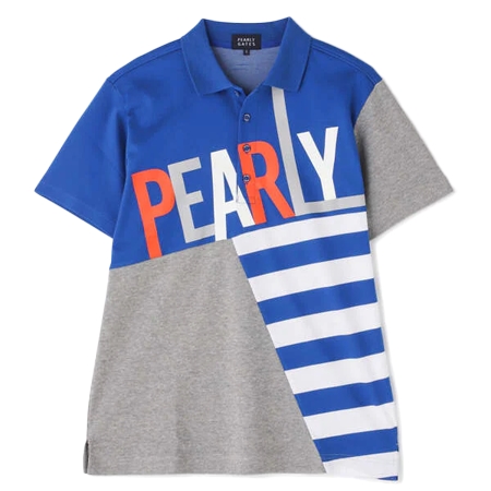 PEARLY GATES(パーリーゲイツ) ポロシャツ ポンチ×コンパクトRichハニカム 半袖ポロシャツ