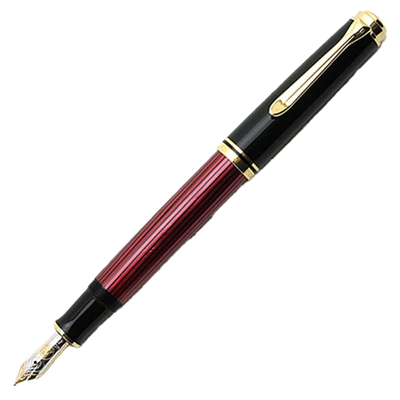 Pelikan(ペリカン) 万年筆 スーベレーン M600 レッド ストライプ