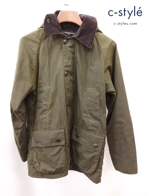 Barbour バブアー CLASSIC BEDALE WAX JAKCKET C32/81CM カーキ ジップアップ フード