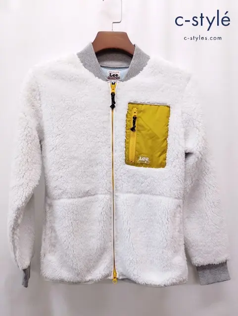 Lee リー フリースジャケット 160 ホワイト LK0450-118 キッズ 男の子 女の子