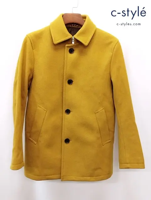 MACKINTOSH PHILOSOPHY ステンカラーコート 38 マスタード ウール H1C66-825-67