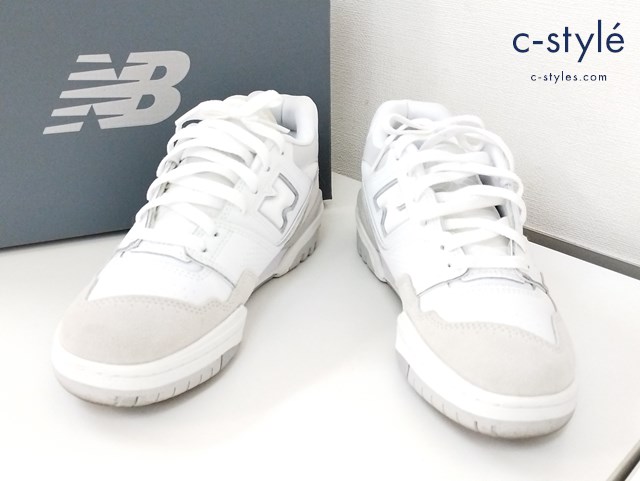 NEW BALANCE ニューバランス スニーカー 26cm ホワイト 550 BB550NCB