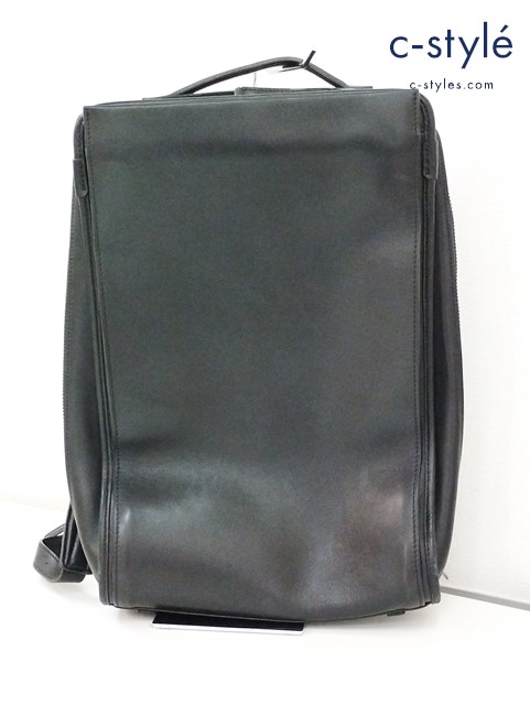 土屋鞄 つちやかばん スクエアバックパック ミディアム ブラック ヴァイノ