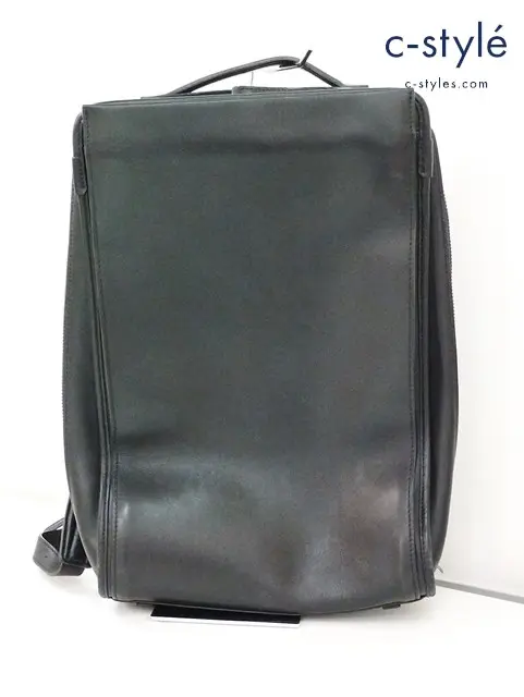 土屋鞄 つちやかばん スクエアバックパック ミディアム ブラック ヴァイノ