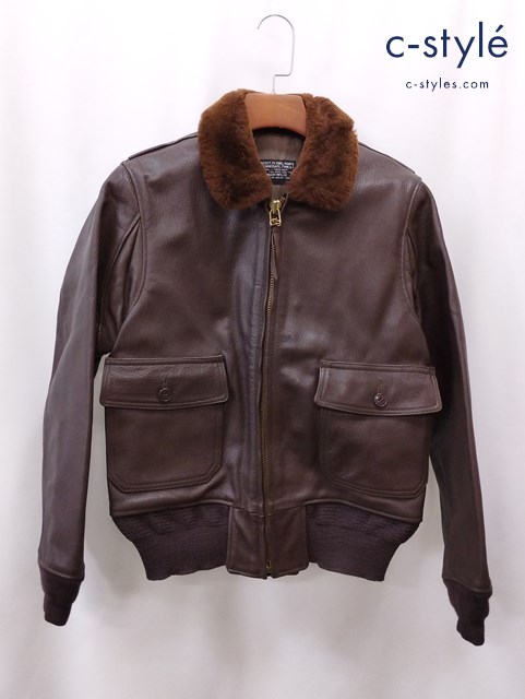 TOYS MCCOY トイズマッコイ G-1 レザージャケット 38 ブラウン MIL-J-7823C